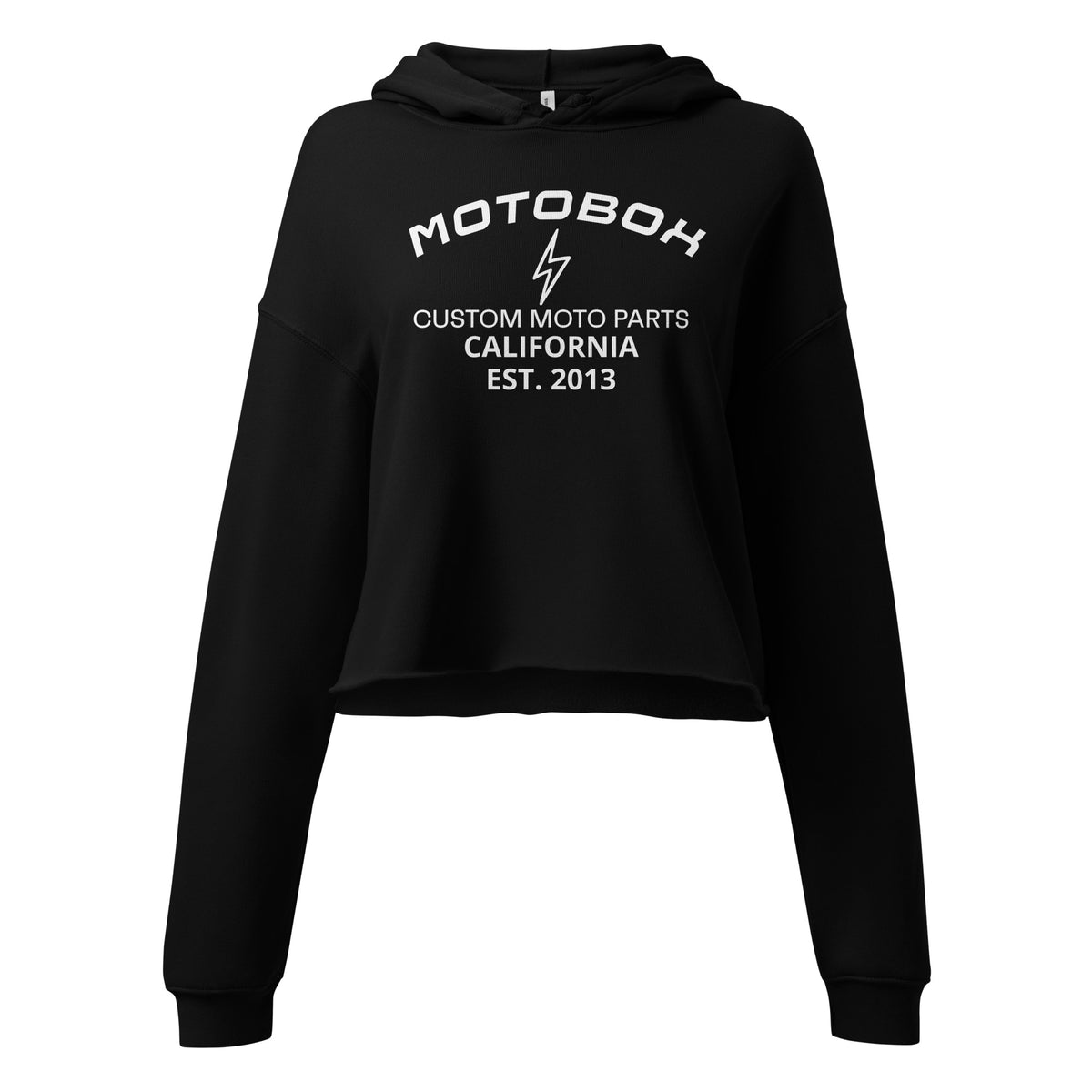 LEOPARD OG LABEL CROPPED HOODIE BLACK – BlackEyePatch