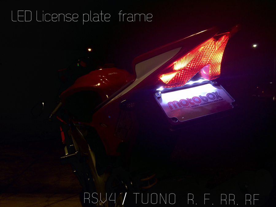 LED license plate frame